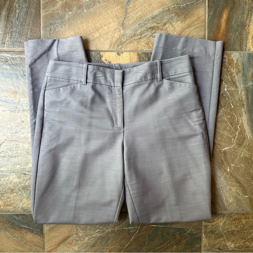 Classic Tailored Women's Dress Pants in Light Gray